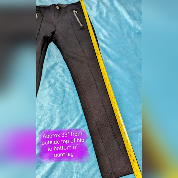 ZARA Basic Collection size XS, black dressy pants, EUC, crop skinny style - Picture 12 of 13